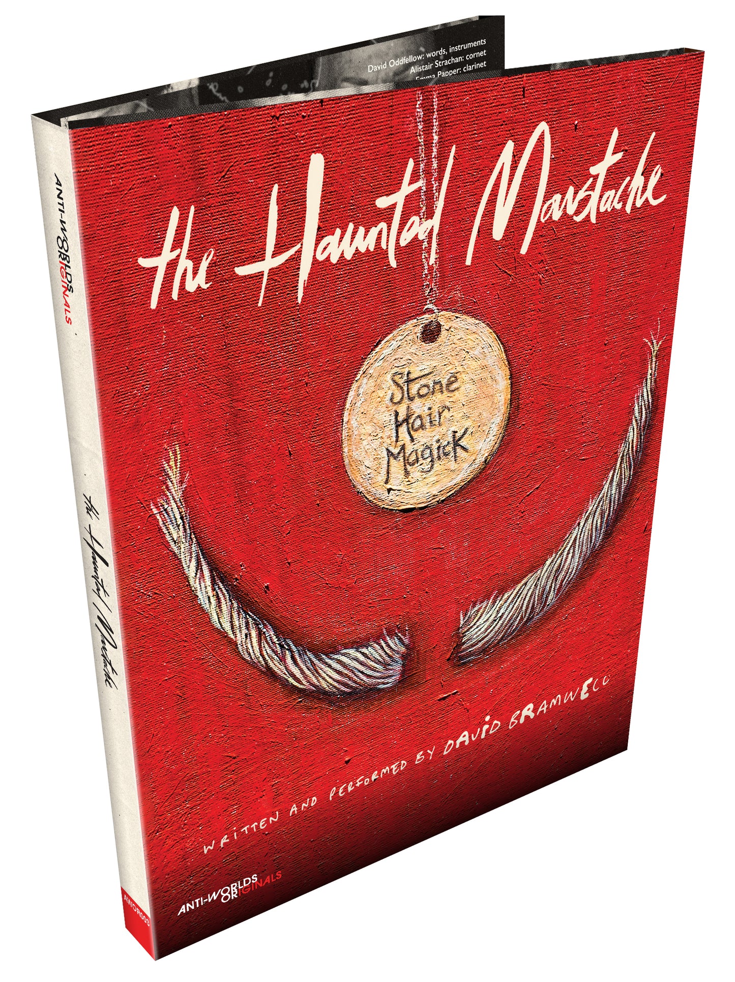 AWOR003B //PRE-ORDER// LIMITED BUNDLE!! ANTI-WORLDS ORIGINALS Volume 3 - THE HAUNTED MOUSTACHE - BOOK, BLURAY AND CD BUNDLE -  (LTD Edition 50 ONLY - INDIVIDUALLY SIGNED)